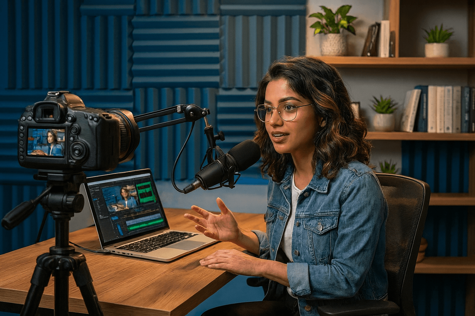 Creator recording content